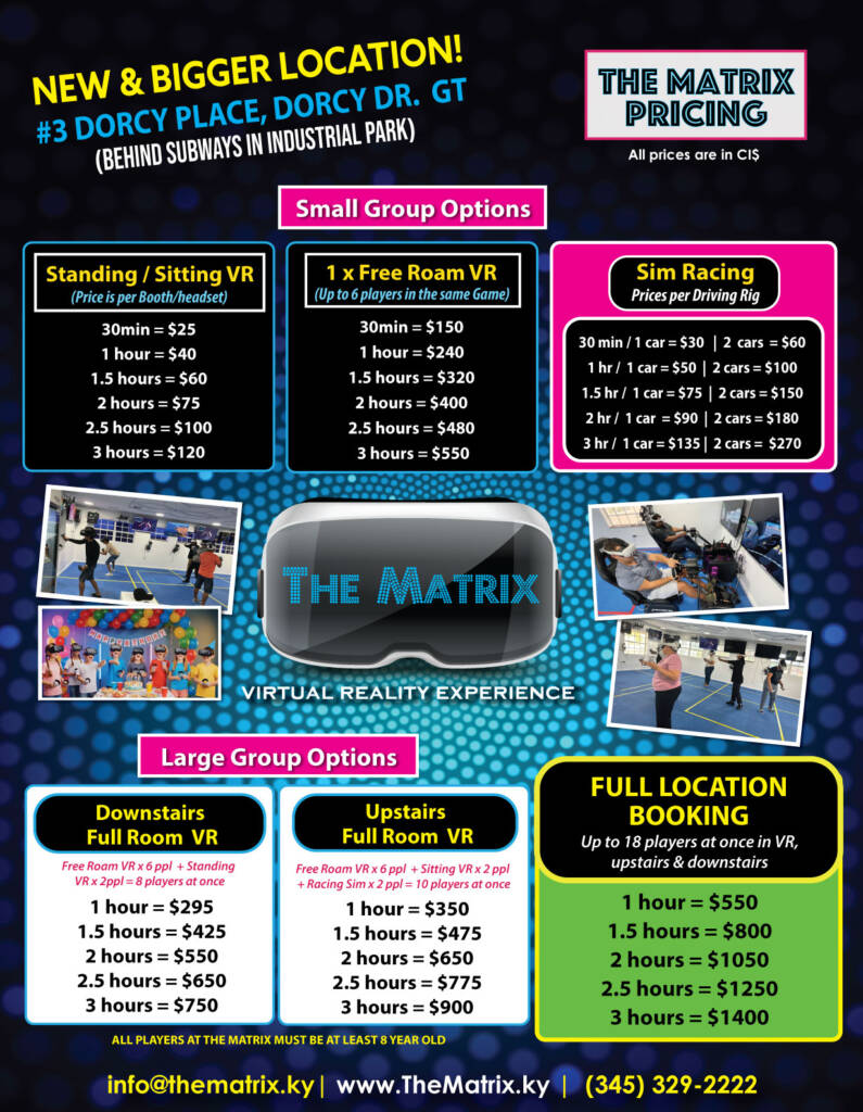 Matrix Offer Pricing - The Matrix VR